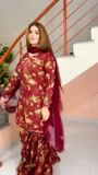 Maroon Gharara for Women