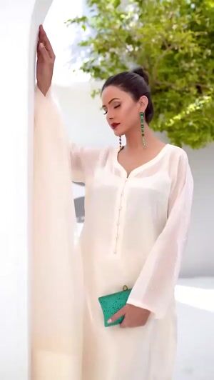 White Kurta Set for Women