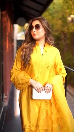 Mustard Kurta Set for Women