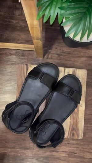 Black Sandals for Men