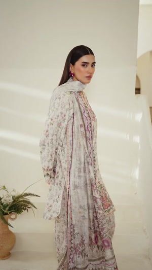 Beige Kurta Set for Women