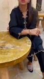Black Kurta Set for Women