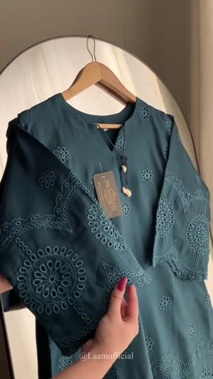 Dark cyan Kurta Set for Women