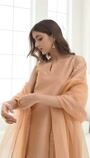 Camel brown Kurta Set for Women