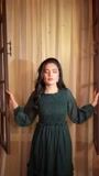 Bottle green Dress for Women