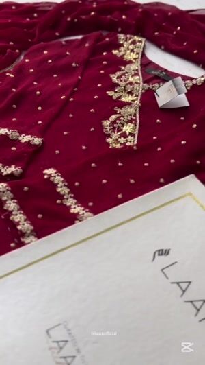 Maroon Pishwas for Women