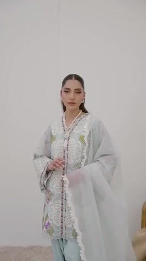 Sky blue Kurta Set for Women