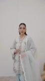 Sky blue Kurta Set for Women
