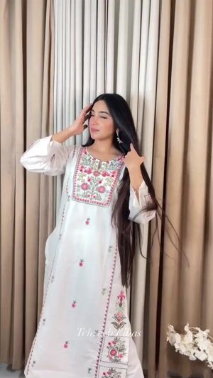 White Kurta Set for Women