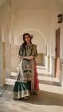 Bottle green Lehenga for Women