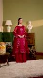Red Kurta Set for Women