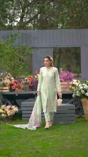Mint green Kurta Set for Women