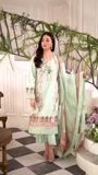 Sea green Unstitched for Women
