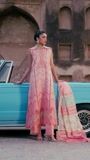 Tea rose pink Unstitched for Women