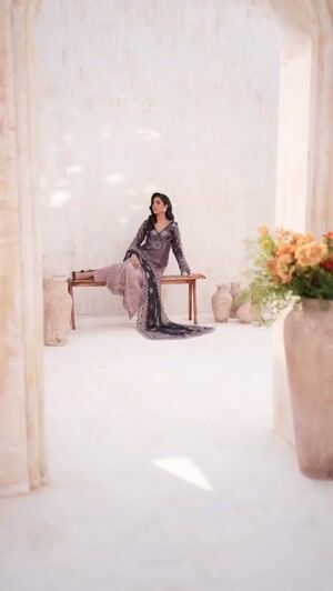 Mauve Kurta Set for Women