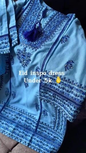 Sky blue Kurta Set for Women