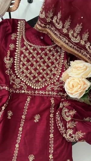 Maroon Maxi for Women