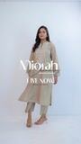 Beige Kurta Set for Women