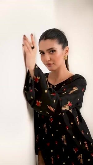 Black Kurta Set for Women