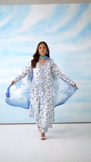 White Kurta Set for Women