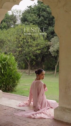 Pastel pink Kurta Set for Women