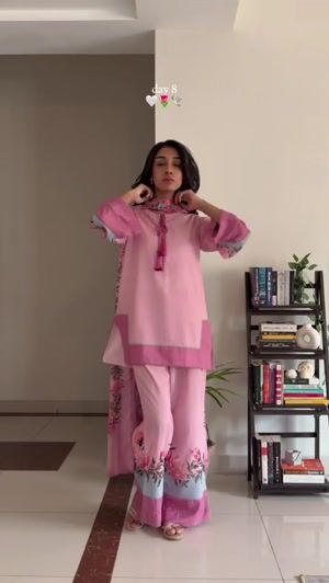 Pink Kurta Set for Women