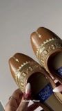 Caramel brown Khussa for Women