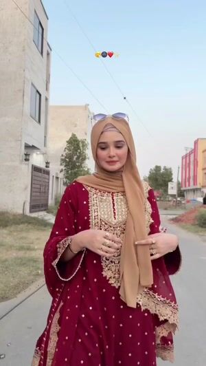Maroon Gharara for Women