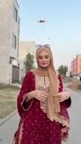 Maroon Gharara for Women