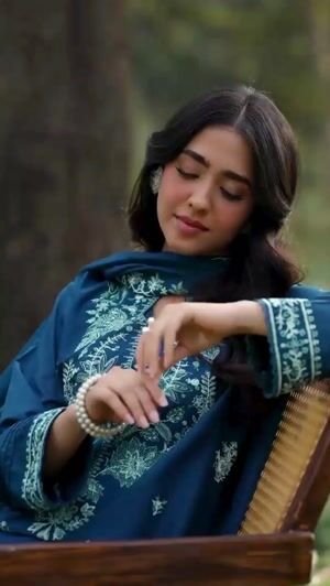 Teal Kurta Set for Women