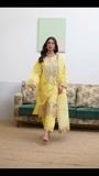 Lemon Kurta Set for Women