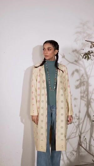 Cream Jacket for Women