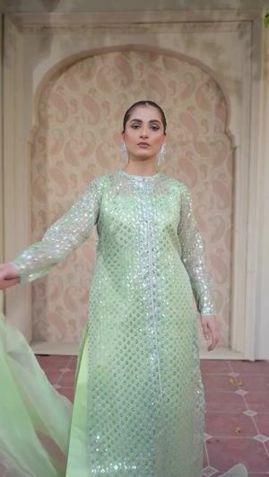 Mint green Gown for Women