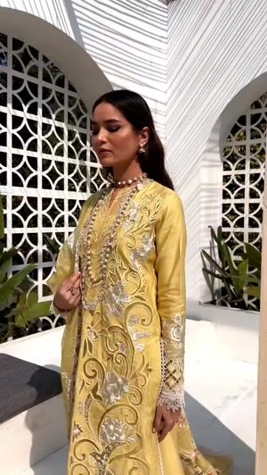 Yellow Kurta Set for Women