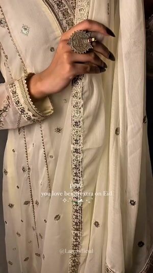 Off-white Pishwas for Women