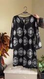 Black Kurta Set for Women