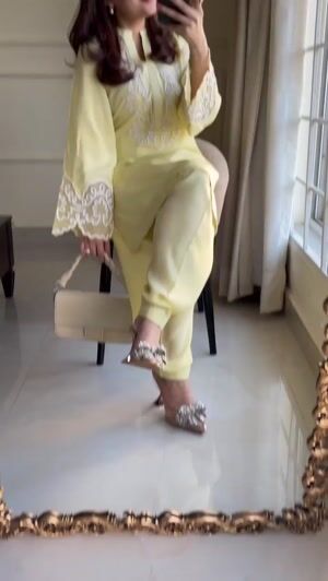 Yellow Kurta Set for Women