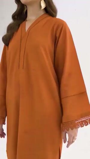 Rust orange Co Ord Sets for Women