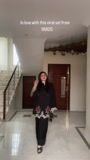 Black Kurta Set for Women