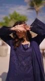 Navy blue Unstitched for Women