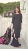 Black Sharara for Women
