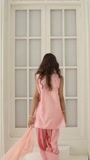 Pastel pink Kurta Set for Women