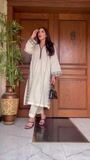 Off-white Kurta Set for Women