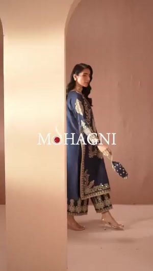 Dark blue Kurta Set for Women