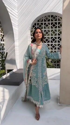 Blue Kurta Set for Women