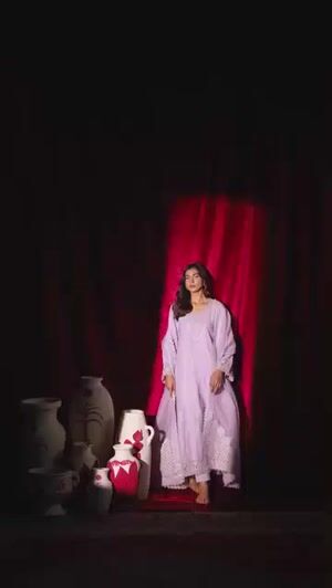 Lilac Kurta Set for Women