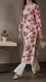 Off-white Kurta Set for Women