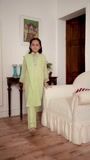 Pistachio green Kurta Set for Girl