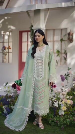 Mint green Unstitched for Women