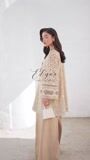 Tan brown Angrakha for Women